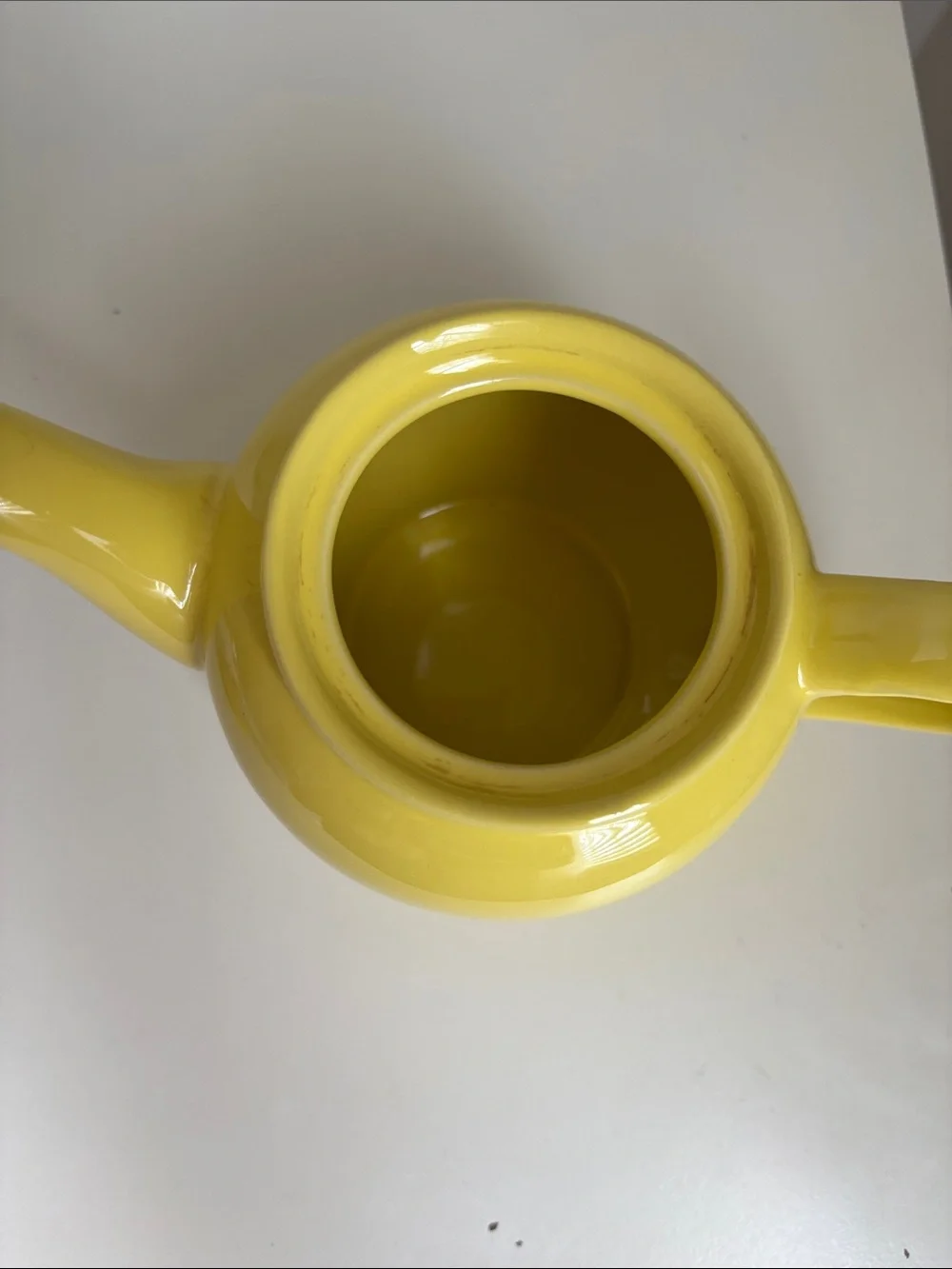 Bright Yellow Teapot Old Amsterdam Porcelain Works